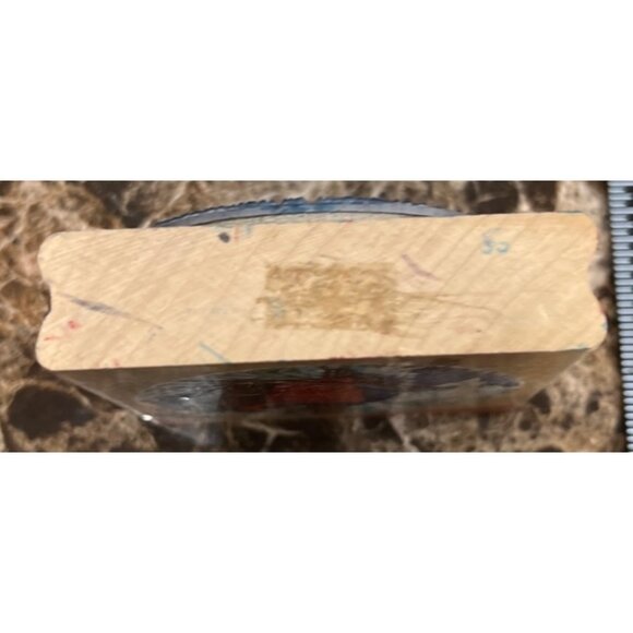 Vintage Stampendous! Christmas Etchling Rubber Stamp Covered Bridge Q048 - Picture 5 of 6